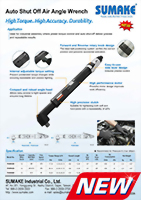 Auto Shut Off Air Angle Wrench