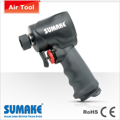 Stubby Impact Wrench with One-Hand Operation Design-813 Nm, 8,000 rpm