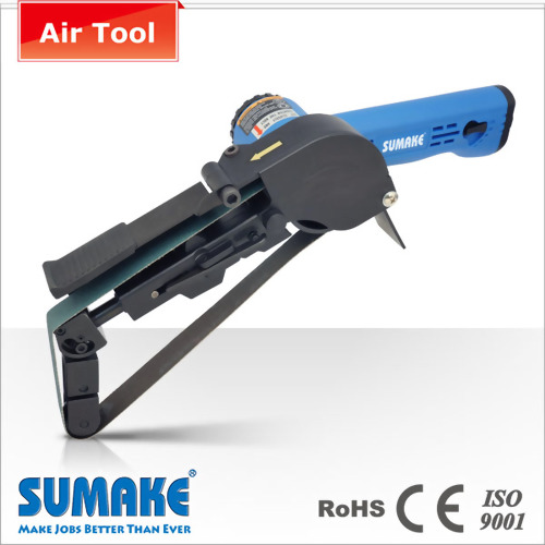 Suntech Pneumatic 1/2” x 12” Air Mini Hand Belt Sander File Tool Kit with 4 Arms 
