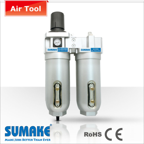 1" Fresh Air Filter, Regulator & Lubricator Auto/Manual Drainer