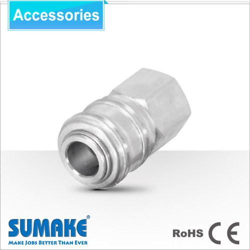 Coupler-1/4" Female, Orion Type, Steel/Brass