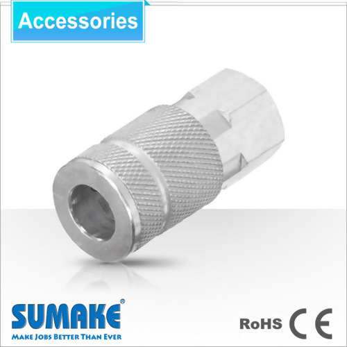 Coupler-1/4" Male, Orion Type, Steel/Brass