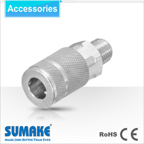 Coupler-1/4" Male, Orion Type, Steel/Brass