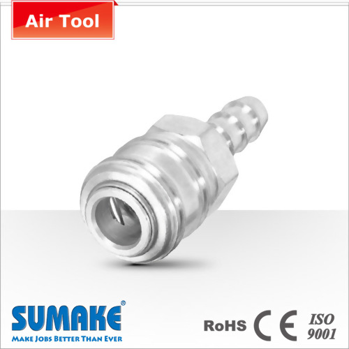 Coupler-3/8" Hose, Orion Type, Steel/Brass