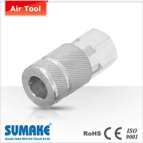 Coupler-1/4" Male, Orion Type, Steel/Brass