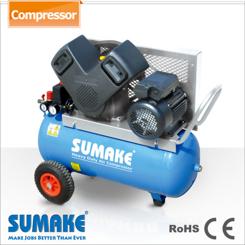 3HP Piston(Belt) Type Air Compressor - Iron Motor w/50L Tank