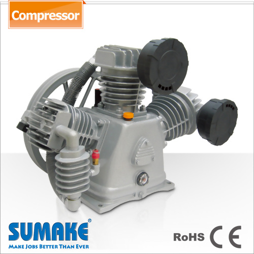 Belt driven 2 stage cast iron Industrial air compressor pump