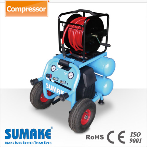 2.5 Hp Oil-Less Direct Air Compressor w/16L Tank