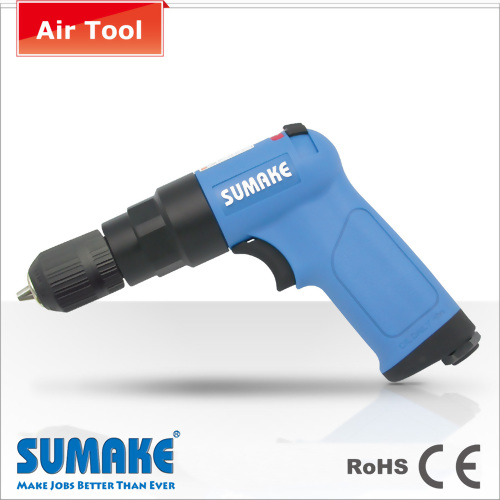 3/8" Professional Pneumatic Composite Air Drill w/Keyless Chuck 3/8" Professional Pneumatic Composite Air Drill w/Keyless Chuck
