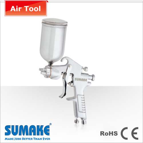 HP Gravity Type Air Spray Gun w/400c.c. Alum. Cup