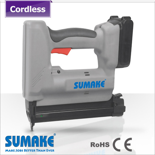 Battery powered cordless nail gun 2 in 1 electric brad nail stapler gun