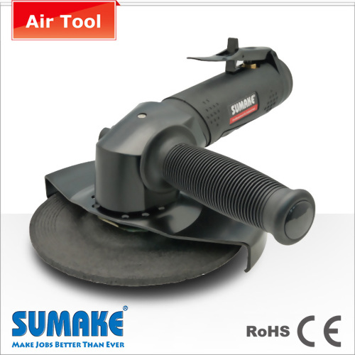 Industrial Air Angle Grinder- 7" Disc, M14 X 2.0, w/o Lever Lock