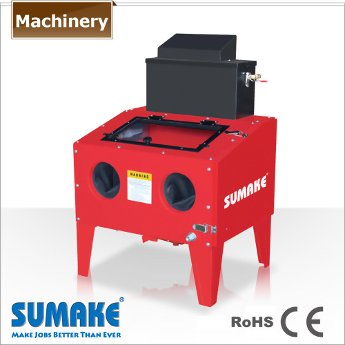 Sand Blaster Cabinet with Built In Dust Collector- 15 gallons