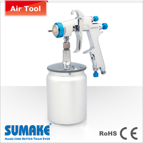 TYPE HVLP ASPIRATION PISTOLET AIR AVEC 600CC ALU . COUPE