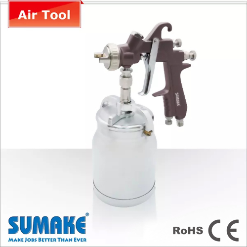 HP Suction Type Air Spray Gun w/1000c.c. Alum. Cup