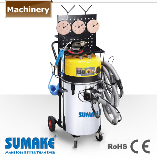 48L industrielle deux moteurs aspirateur avec chariot de fer, banc de travail