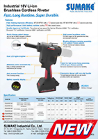Industrial 18V Li-ion Brushless Cordless Riveter