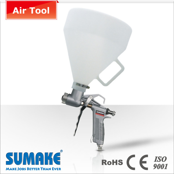 AIR TEXTURE HOPPER SPRAY GUN (PLASTIC AIR CAP)