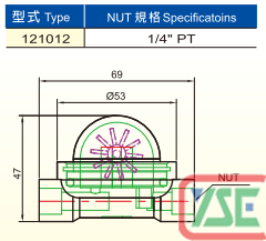 Gear Wheel Vane Flow Indicator