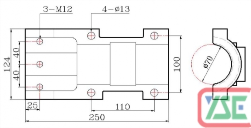 φ70 Standard Copper Platen