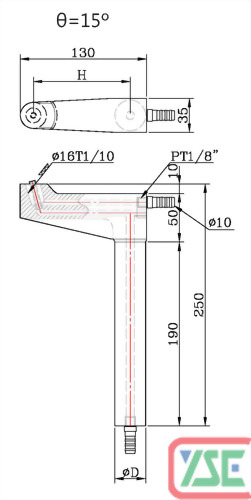 L Type Straight Holder