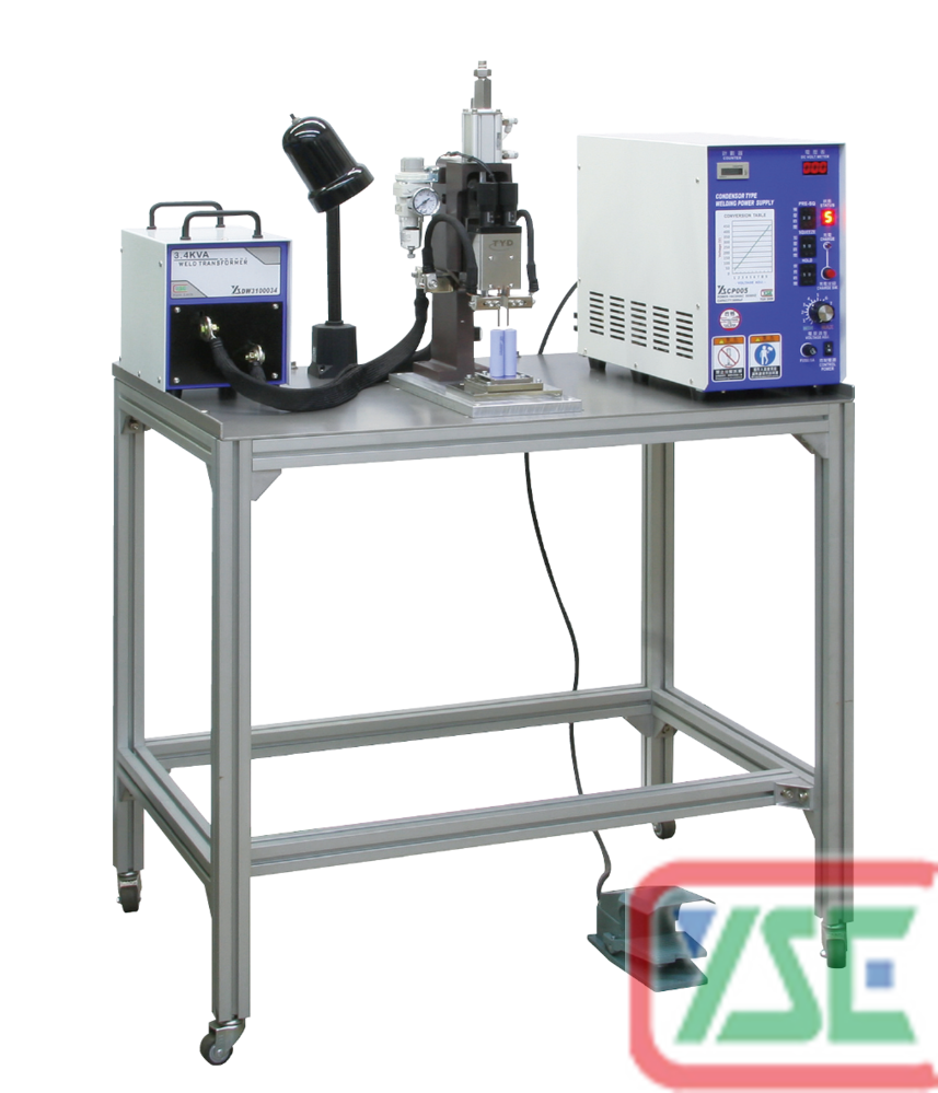 500VA Benchtop Type Capacitor Discharge Dual Head Single Sided Spot Welding Machine