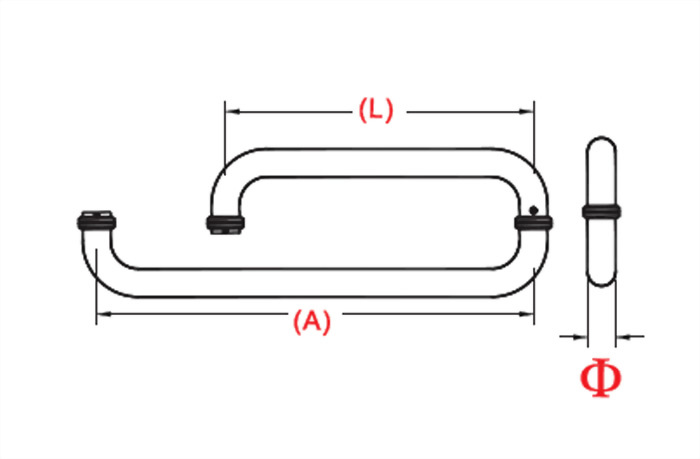 Glass Handle 1410-03