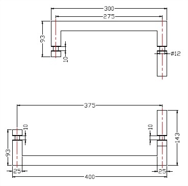 Glass Handle 1420-03-2583h4h