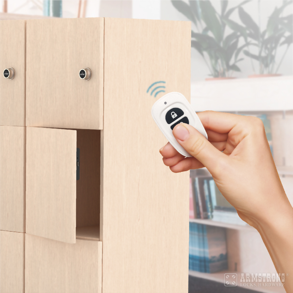 Invisible Cabinet Lock Heavy Duty Type - 2 in 1 RFID Card and Remote Controller