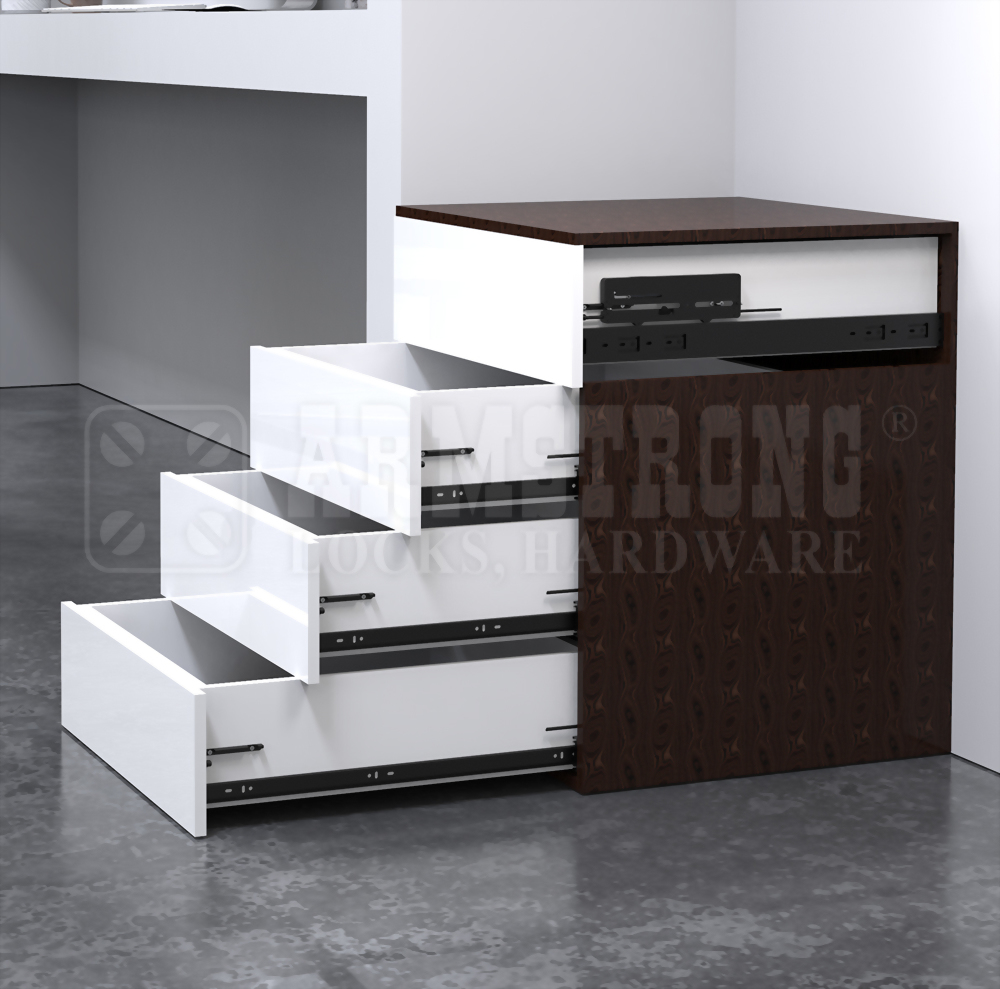 Push open and soft-close drawer adaptor