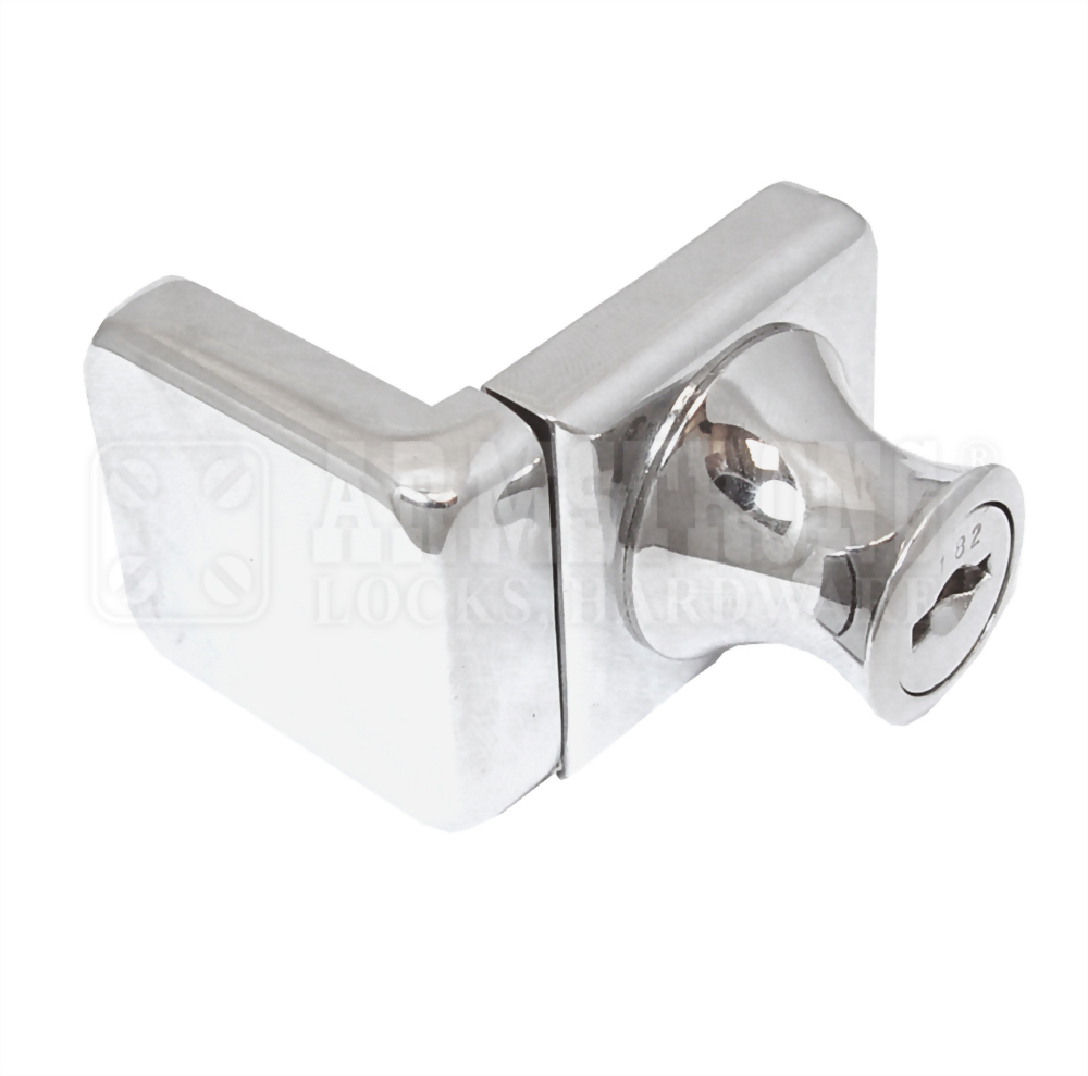 UV Glass Bonding Lock for Single Inset Door Cabinet UV-407I