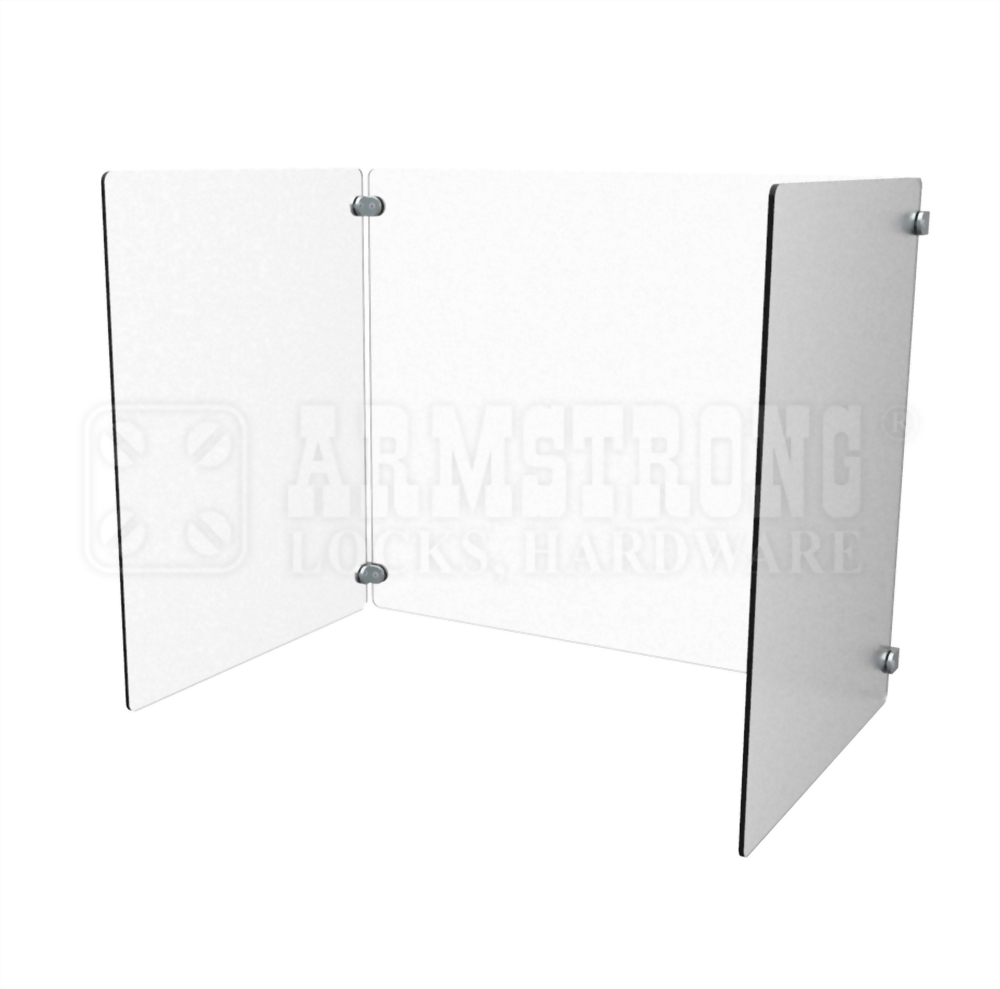 U –shaped protective barrier stand