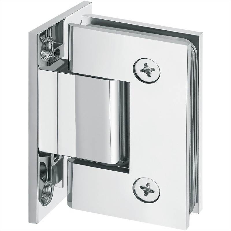 90 Degree Full Back Plate Glass to Wall Hinge