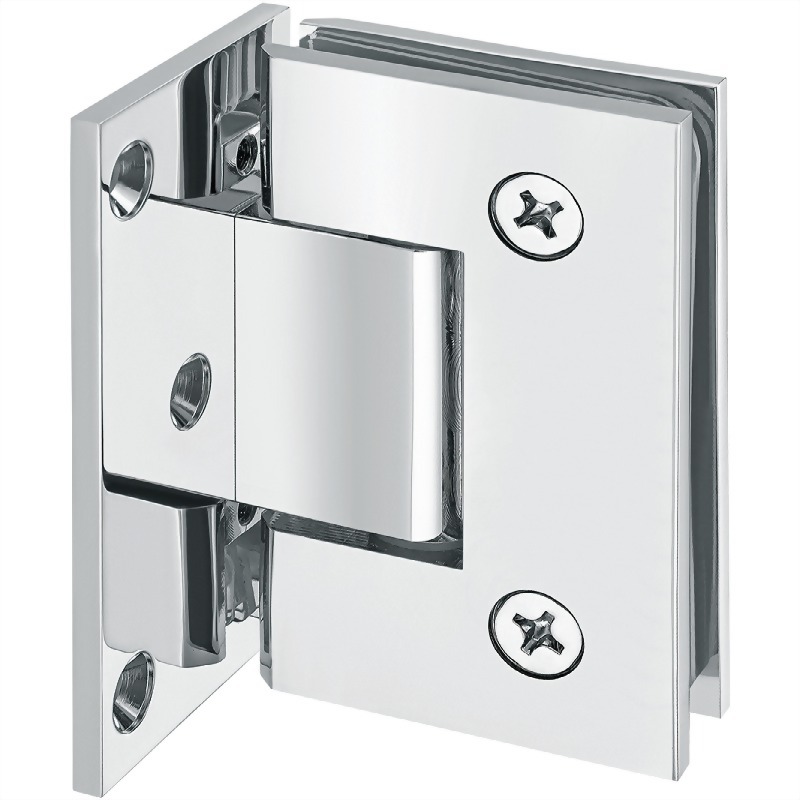 90 Degree Offset Back Plate Glass To Wall Hinge