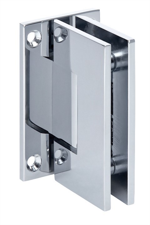 90 Degree Full Back Plate Glass to Wall Hinge