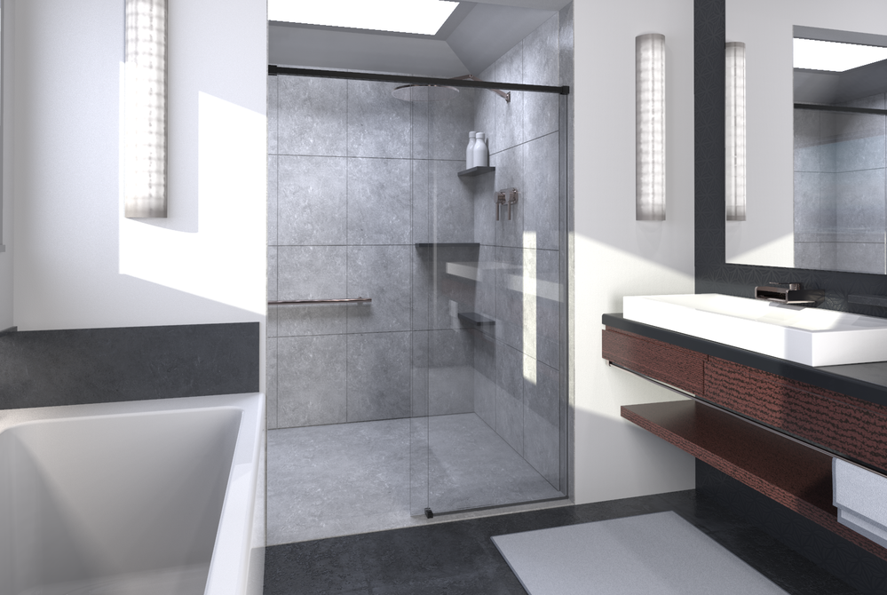 1691 Soft-closing Glass Sliding Door System