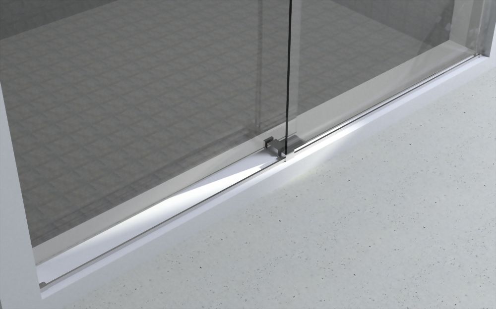 1720H Bypassing Soft-Close Shower Door System