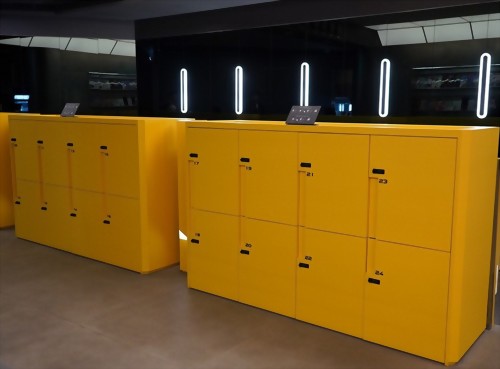 Airline Lounge Luggage Locker