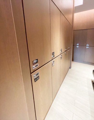 Kaoshiung Hotel Gym Locker