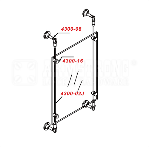 قضيب العرض 4300-w1