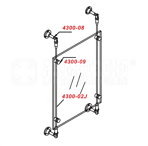 قضيب العرض 4300-w3