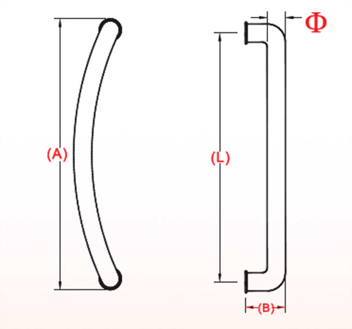Poignée en verre 1410-04-2