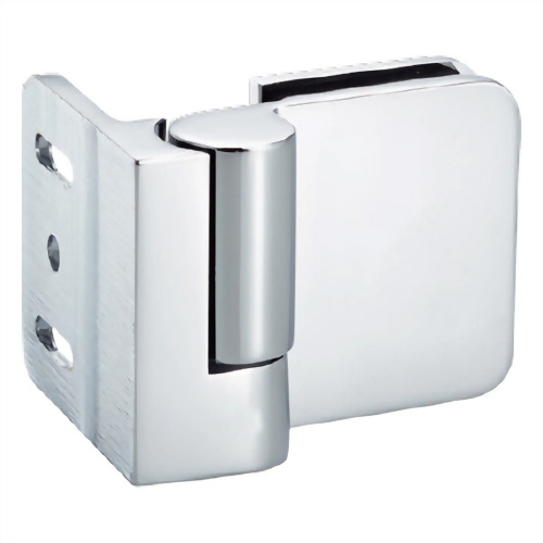 升降玻璃鉸鍊-玻璃對牆面(左門用)