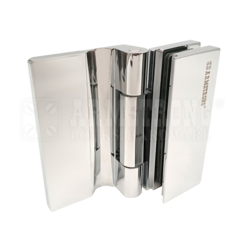 Glass Door Hinge With screw cover-Glass to Wall-Push open type