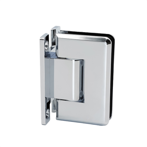 90 Degree H Back Plate Glass to Wall Heavy Duty Hinge
