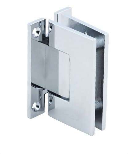 90 Degree "H" Back Plate Glass to Wall Hinge