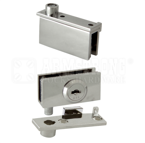 Swinging Glass Door Pivoting Cam Lock 4107