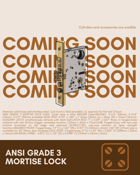 Mechanical Door Lock - Armstrong Locks Hardware