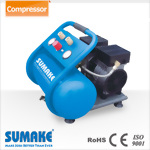 Silent Oil Free Air Compressor, 3/4HP, 6L Tank