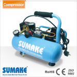 1/6HP Oil-Less Mini Air Compressor w/4L Tank, w/o Panel